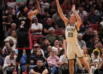 Key Points: Vincent, Adebayo Lead Short-Handed Heat Past Bucks in Miami