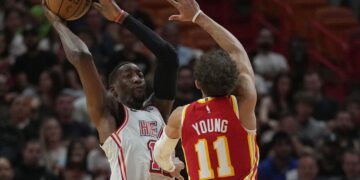 Key Points: Bam Adebayo Scores 30, Leads Heat Past Hawks in Miami