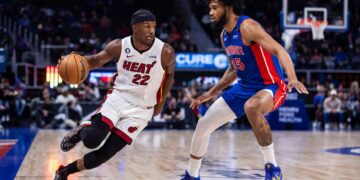 Key Points: Jimmy Butler, Bam Adebayo Have Big Nights, Lead Heat Past Pistons in Detroit