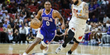 Key Points: Maxey, Harden Lead Way Minus Embiid, Sixers Defeat Heat in Miami