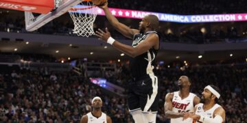Key Points: Bucks Hit NBA Playoff Record 25 Threes, Beat Heat in Milwaukee To Tie Series 1-1