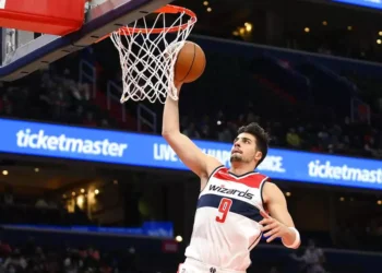 Washington Wizards forward Deni Avdija (photo via Getty Images).