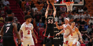 Key Points: Adebayo, Robinson Lead the Charge, Propel Heat Past Bulls in Chicago
