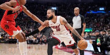 Key Points: Caleb Martin Scores 24 points, Leads Heat Past Raptors in Toronto