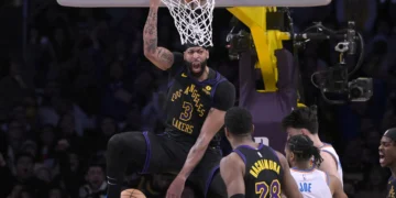 Key Points: Anthony Davis, LeBron James Lead The Charge, Push Lakers Past Thunder in Los Angeles