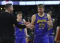 Key Points: Luka Doncic and LeBron James Go Off, Lead Lakers To Blowout Victory Over Nuggets in Denver